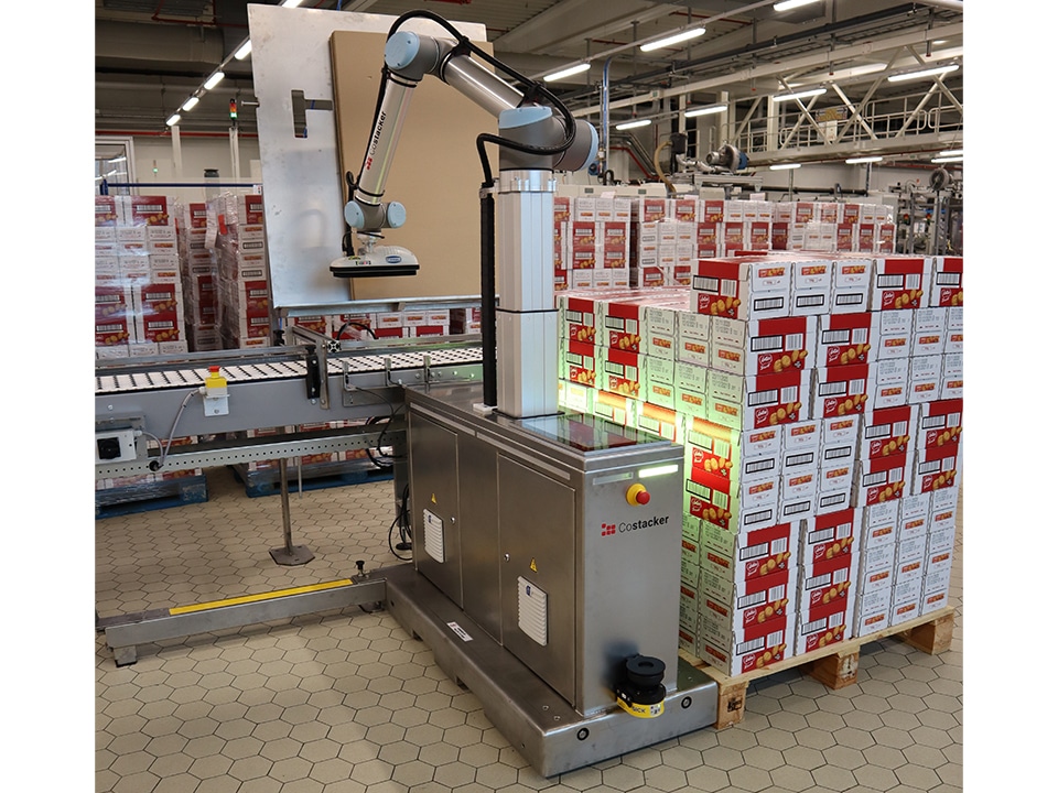 Dozen vullen en stapelen kan snel en efficiënt dankzij een geautomatiseerde verpakkingslijn 3