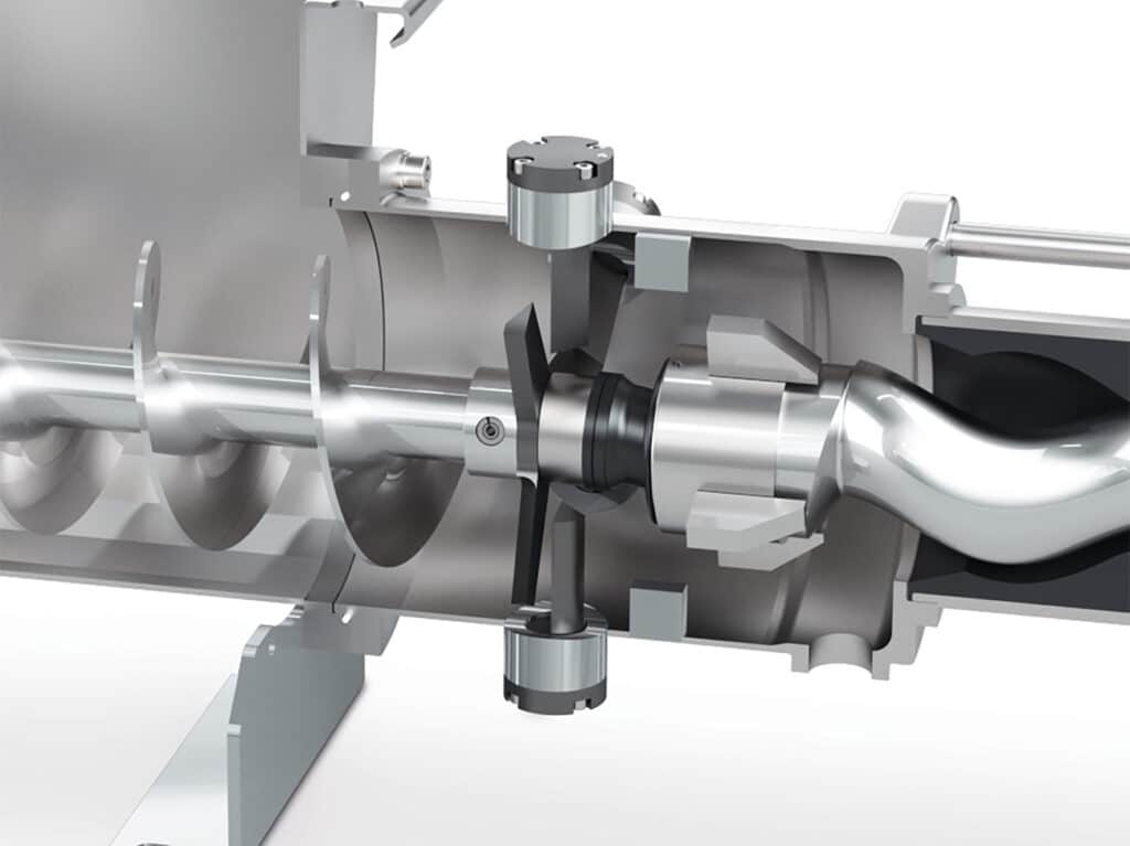 Snijden en transporteren in één processtap 1