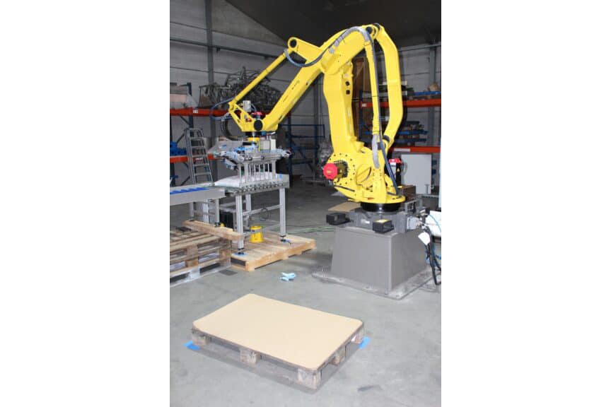 Retrofit palletiseer robotcel bij Tereos te Aalst 1