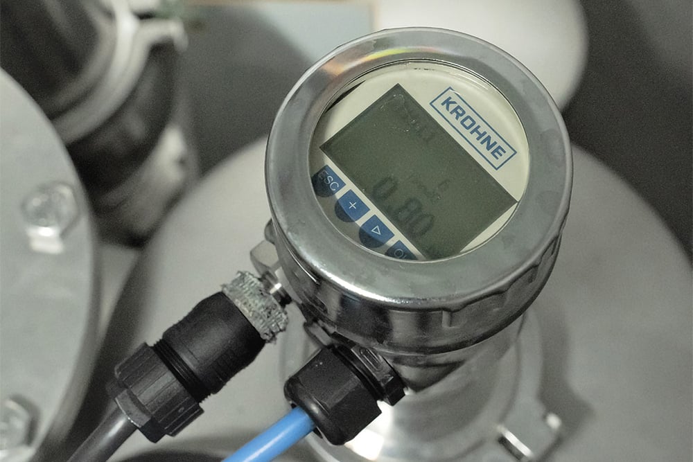 Hydrostatische niveaumeting in buffertanks in brouwerij 3