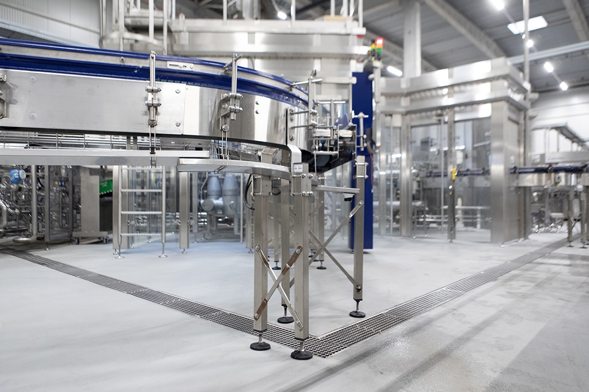 Hygiënische en efficiënte waterafvoer doorheen hele brouwerij 10