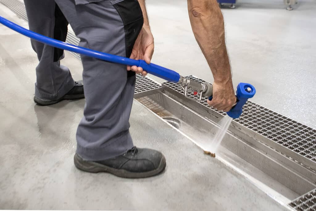 Hygiënische en efficiënte waterafvoer doorheen hele brouwerij 1