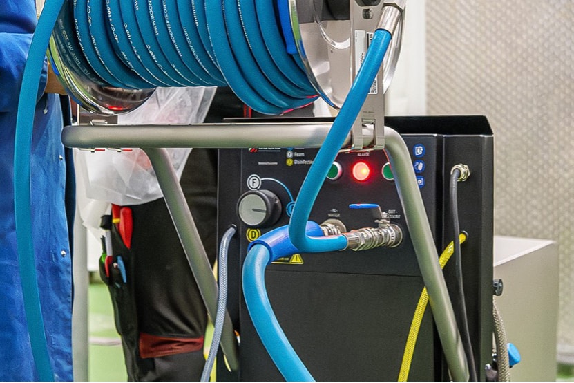 Optimaliseer hygiëne en vermijd productieverlies met een mobiele reinigingsunit 2